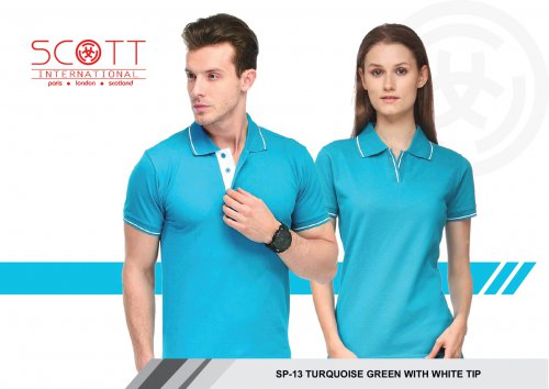 Scott Turquoise Green with White tip
