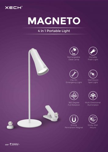 XECH Magneto 4 in 1 Portable light