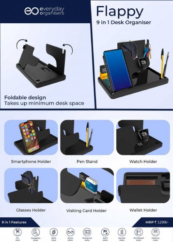 Theo Flappy 9 in 1 Desk Organiser