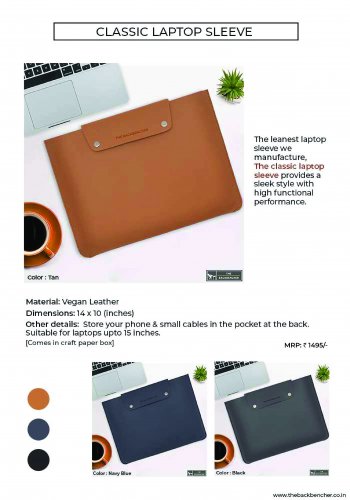 Back bencher Classic Laptop sleeve