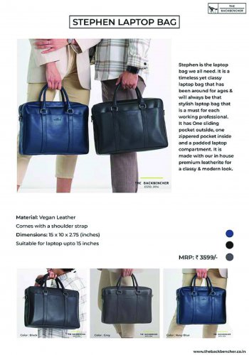Back bencher Stephen Laptop Bag
