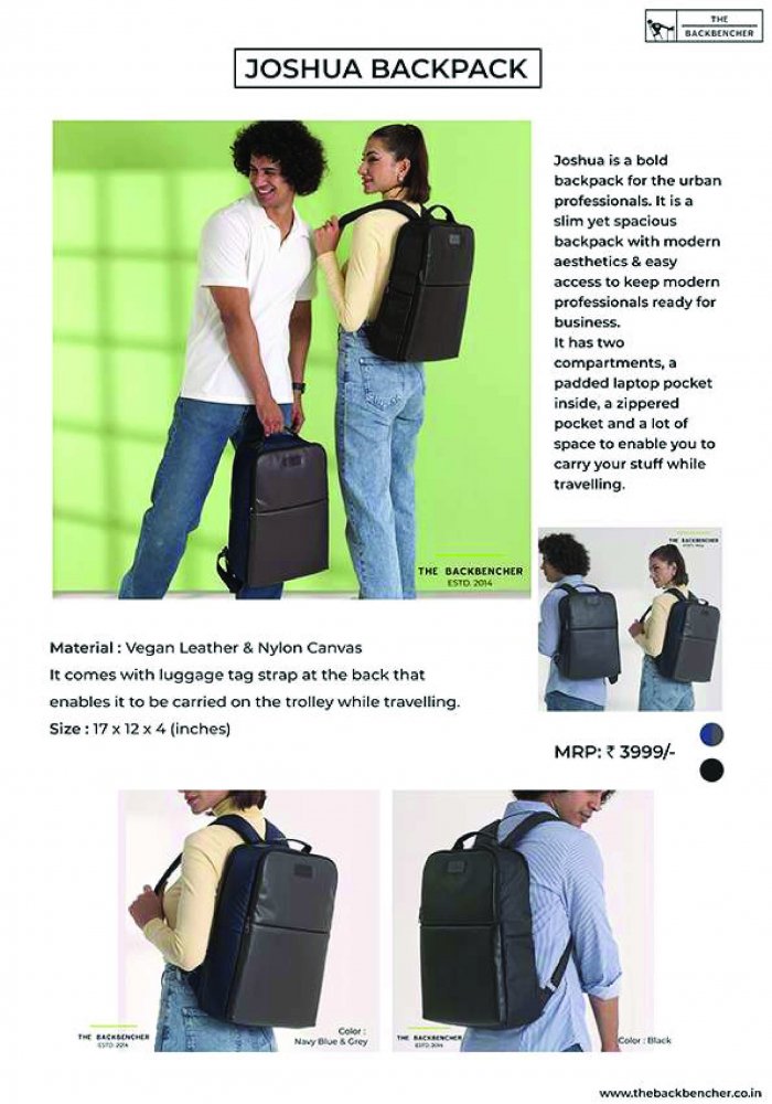 Back bencher Joshua Backpack