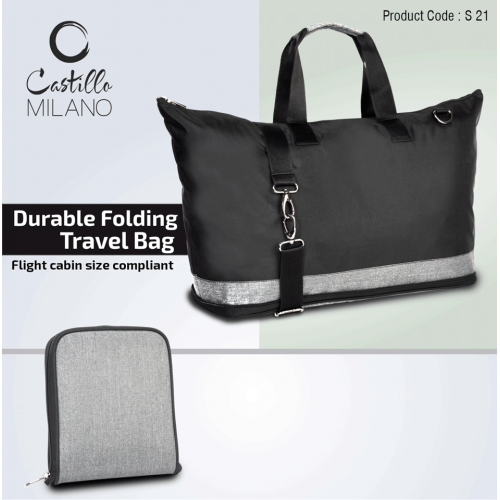 Durable Folding Travel Bag (Flight cabin size compliant - S21)